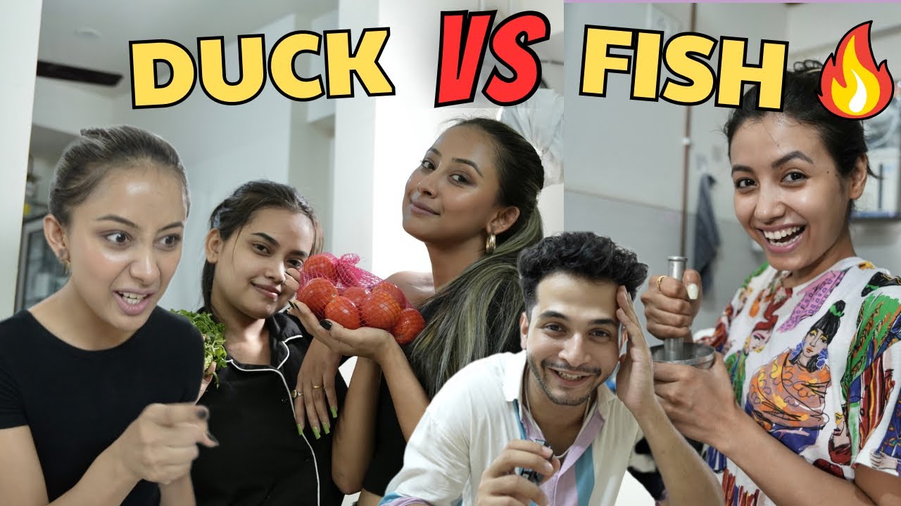 Duck VS Fish dish challenge - ASSAMESE STYLE 😋 Who wins?