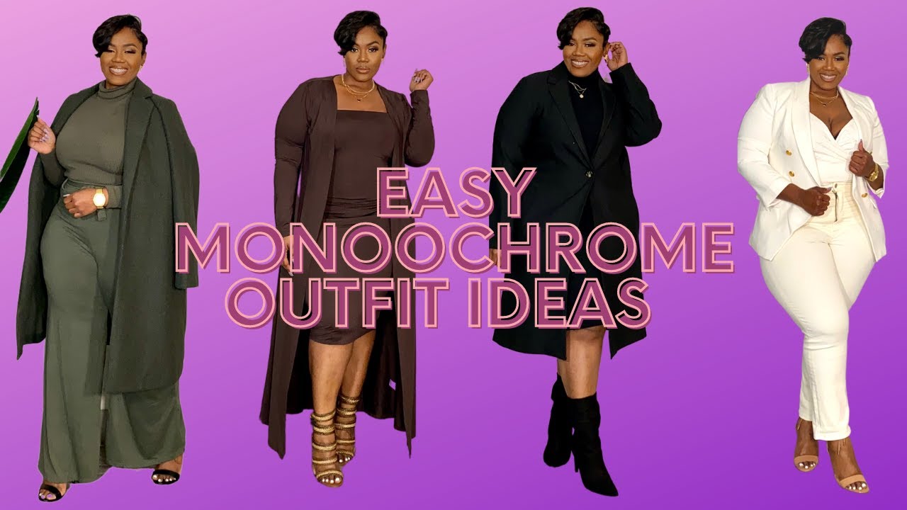 Easy Monochrome Outfit Ideas