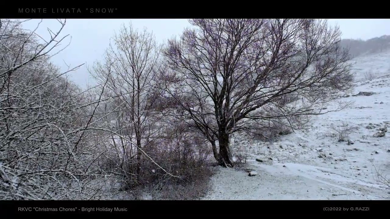 MONTE LIVATA SNOWING - 9 January  (C)2022 by G.RAZZI - RAMSAT MULTIMEDIA SERVICES