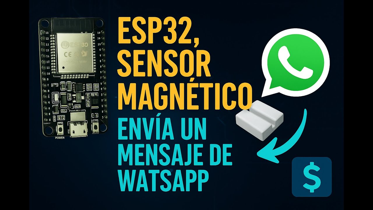 🔒🔒 Crea tu propio sistema de alarma casera con ESP32 y WhatsApp 🔒