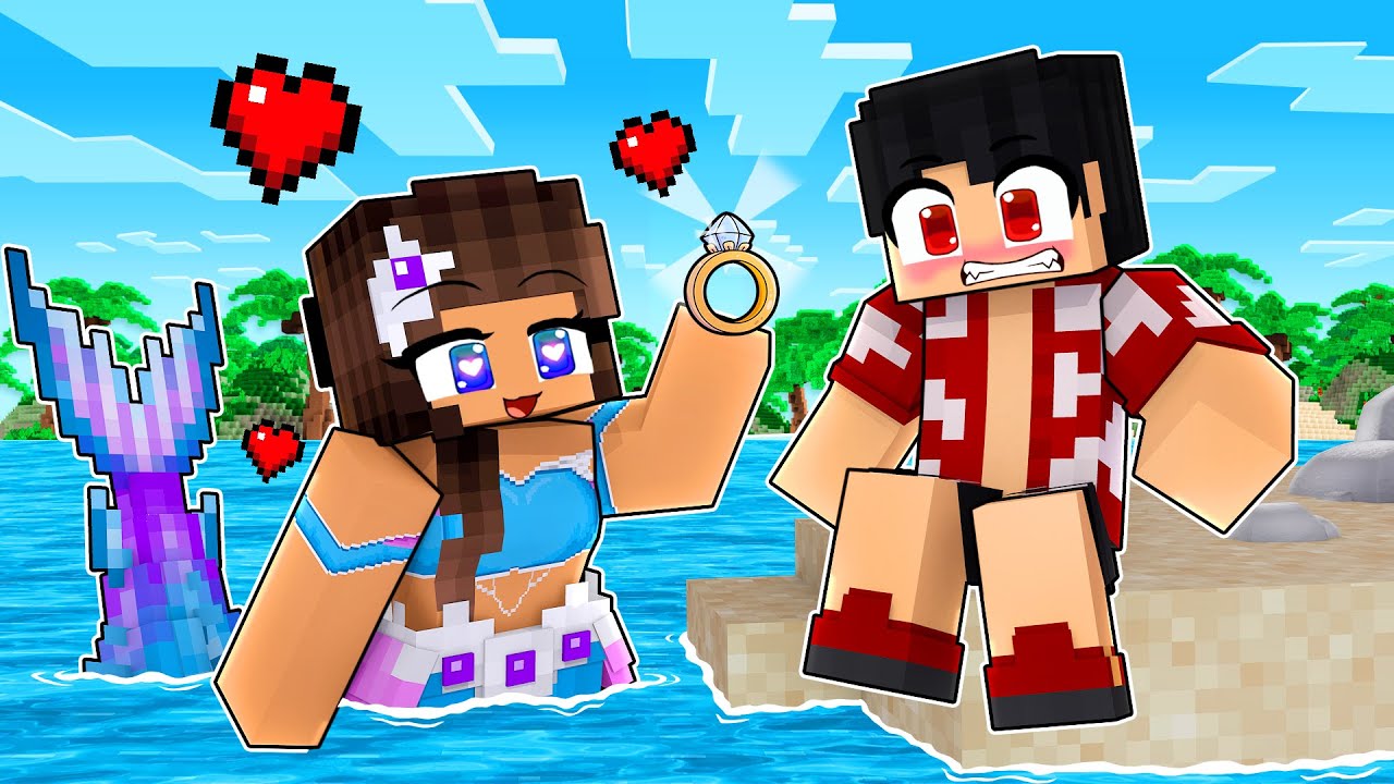 Uma SEREIA me pediu EM CASAMENTO no Minecraft ‹‹ P3DRU ››