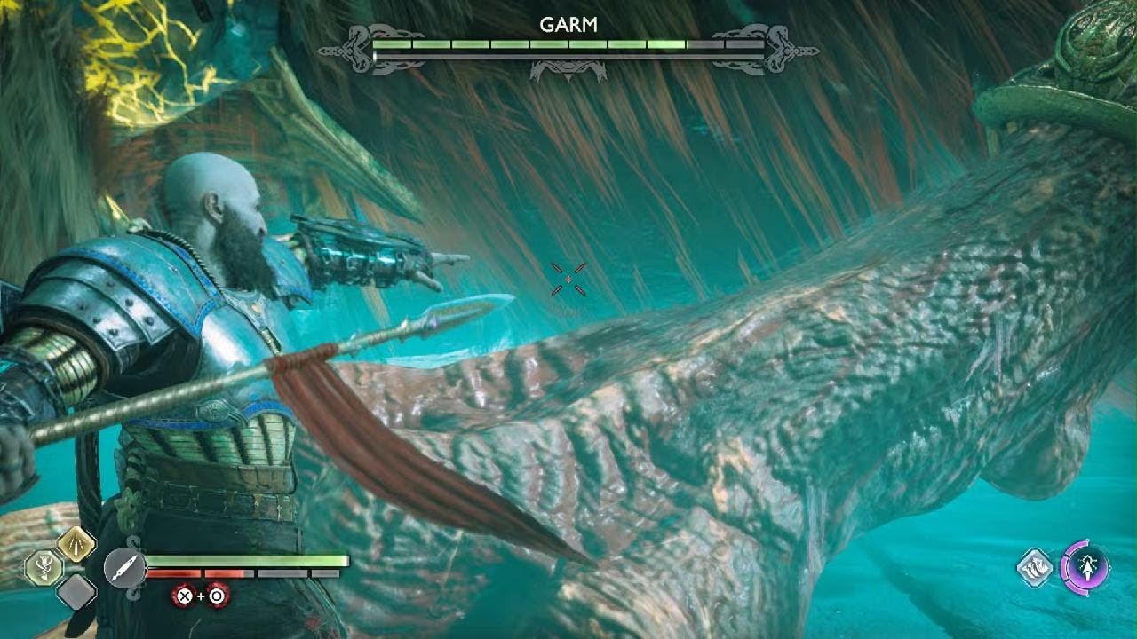 God of War Ragnarök  Garm fight again
