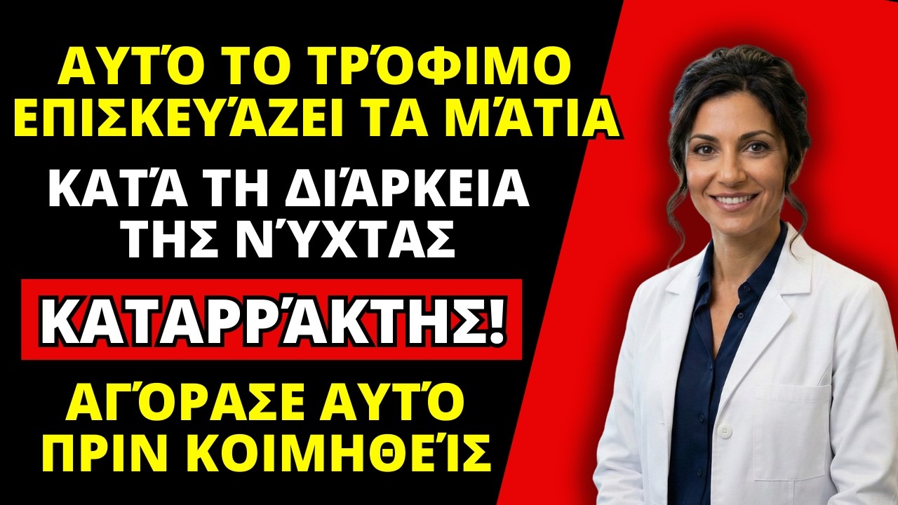 Ο γιατρός εξηγεί: Το καλύτερο τρόφιμο για να φάτε πριν τον ύπνο για υγιή μάτια