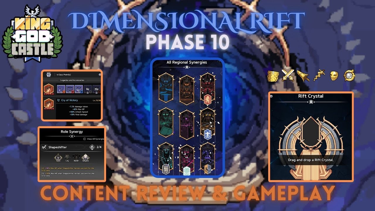 King God Castle - Dimensional Rift - Content Review - Phase 10 Attempt