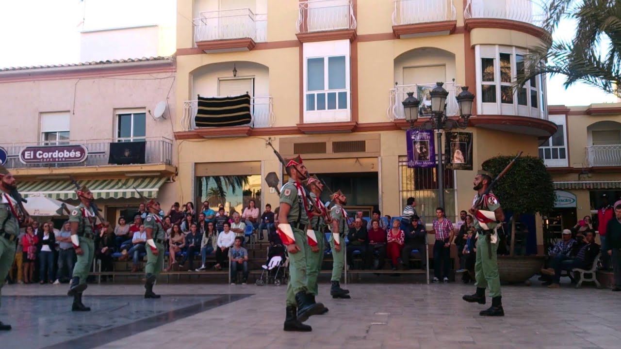 Legión Española banda y gastadores. Paso Morao.