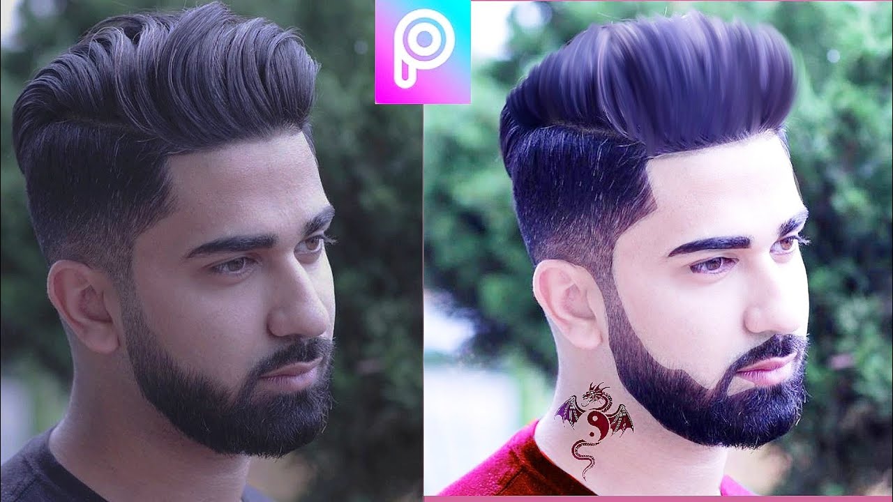 Picsart New Hair Style Editing || Picsart Hair + White Face Photo Editing || Picsart Hair Editing.