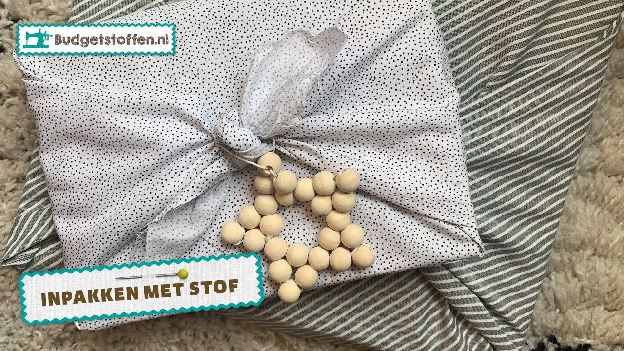 Inpakken met stof | Furoshiki inpaktechniek | Budgetstoffen