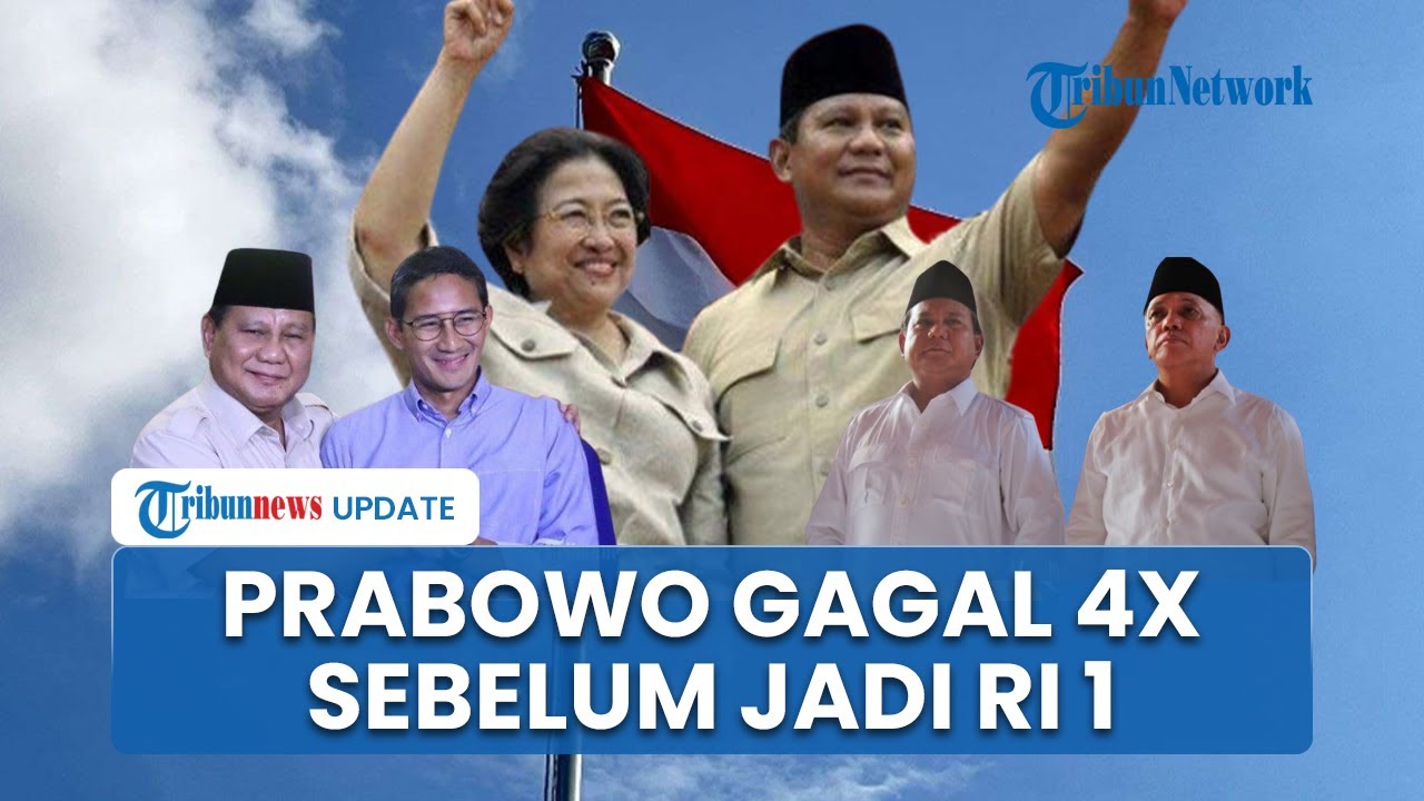 Perjalanan Terjal Prabowo Subianto Gagal Empat Kali sebelum Akhirnya Bisa Duduki Kursi Presiden