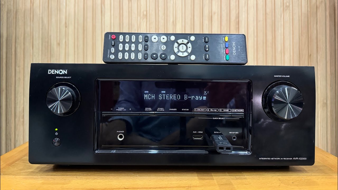Denon AVR-X2000 trùm công nghệ,500W,internet,UsB lossless,Airplay,HDMI,Optical☎️0834563852