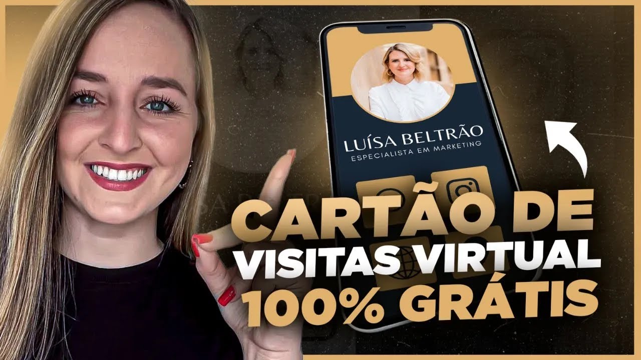 Como Criar um Cartão de Visitas Virtual no Canva [100% Gratuito]
