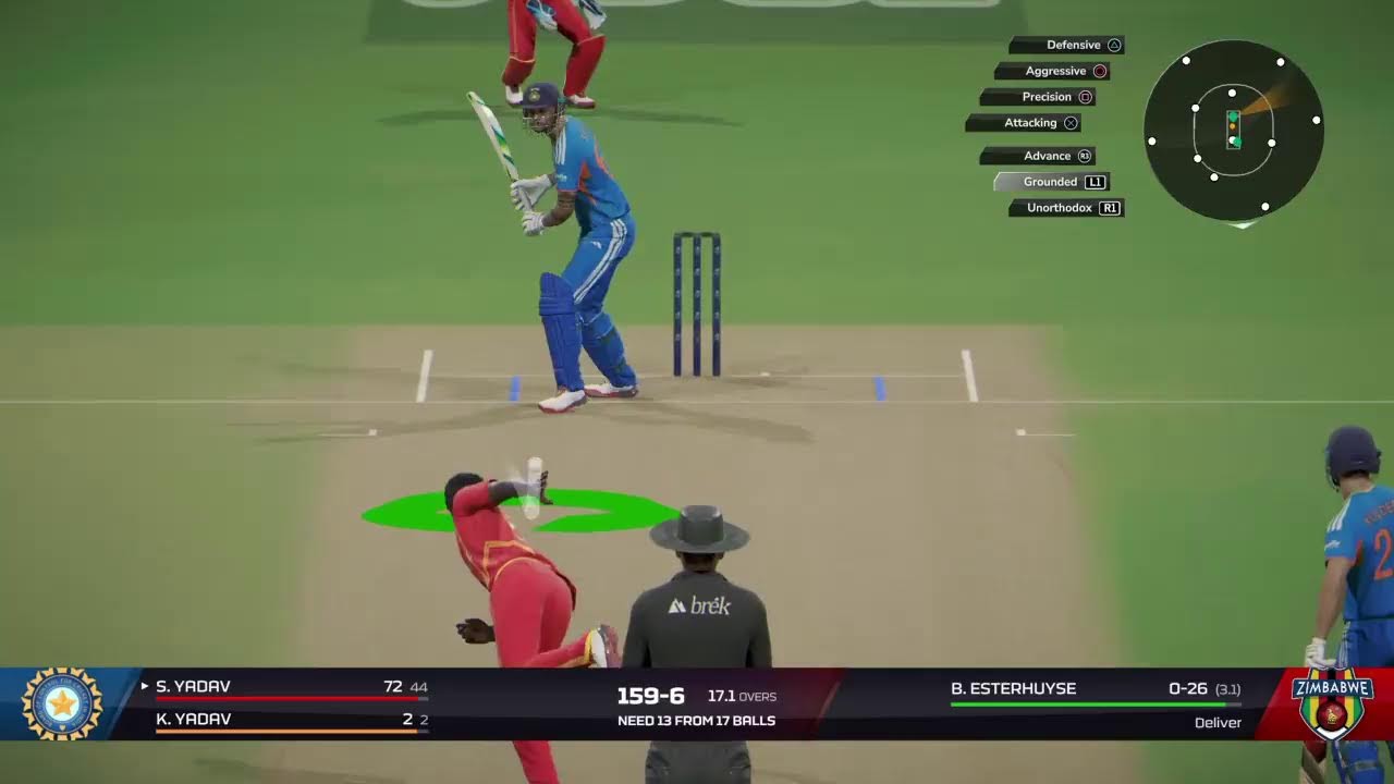 ICC Mens T20 World Cup26 IND VS ZIM 2nd innings #cricket26 Hardest Mode