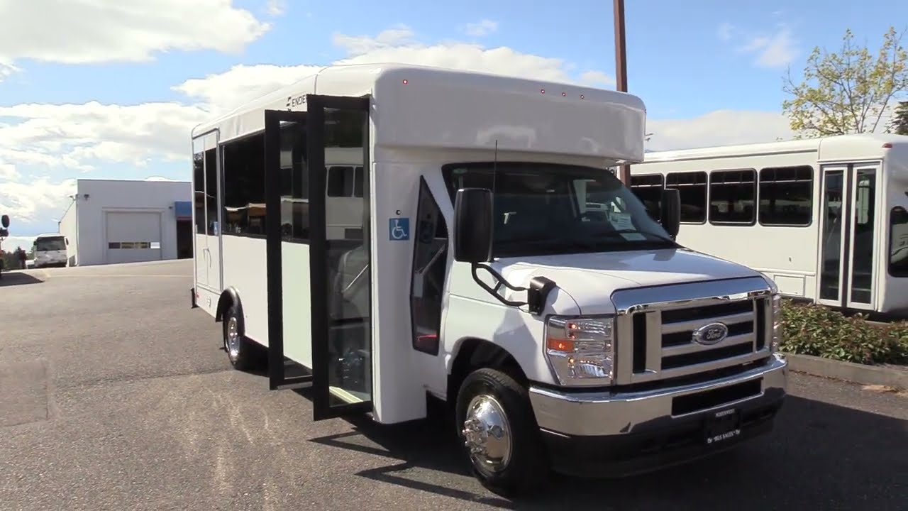 2024 Ford Endera 12 Pass + 2 Wheelchair Shuttle Bus - S44119 - Northwest Bus Sales