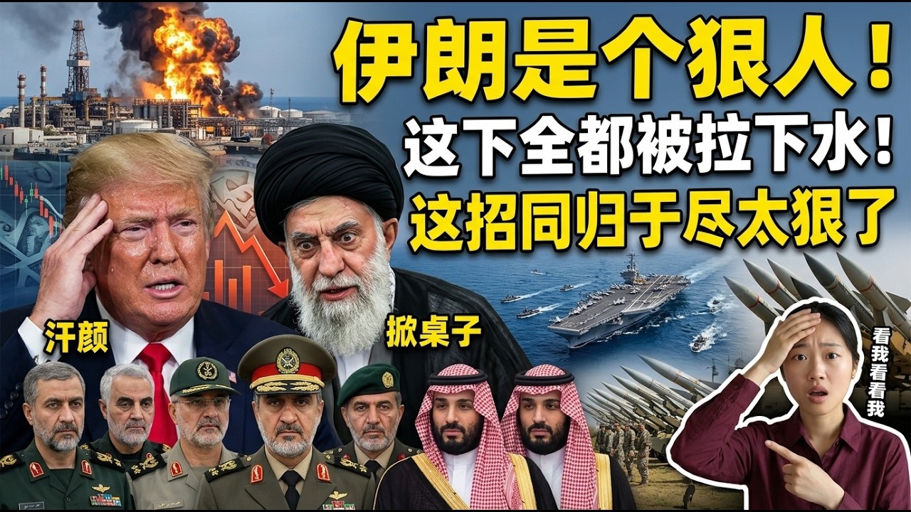 油价暴涨只是前菜！扒开最狠的掀桌子！这场战争的账单，70亿人替他们付