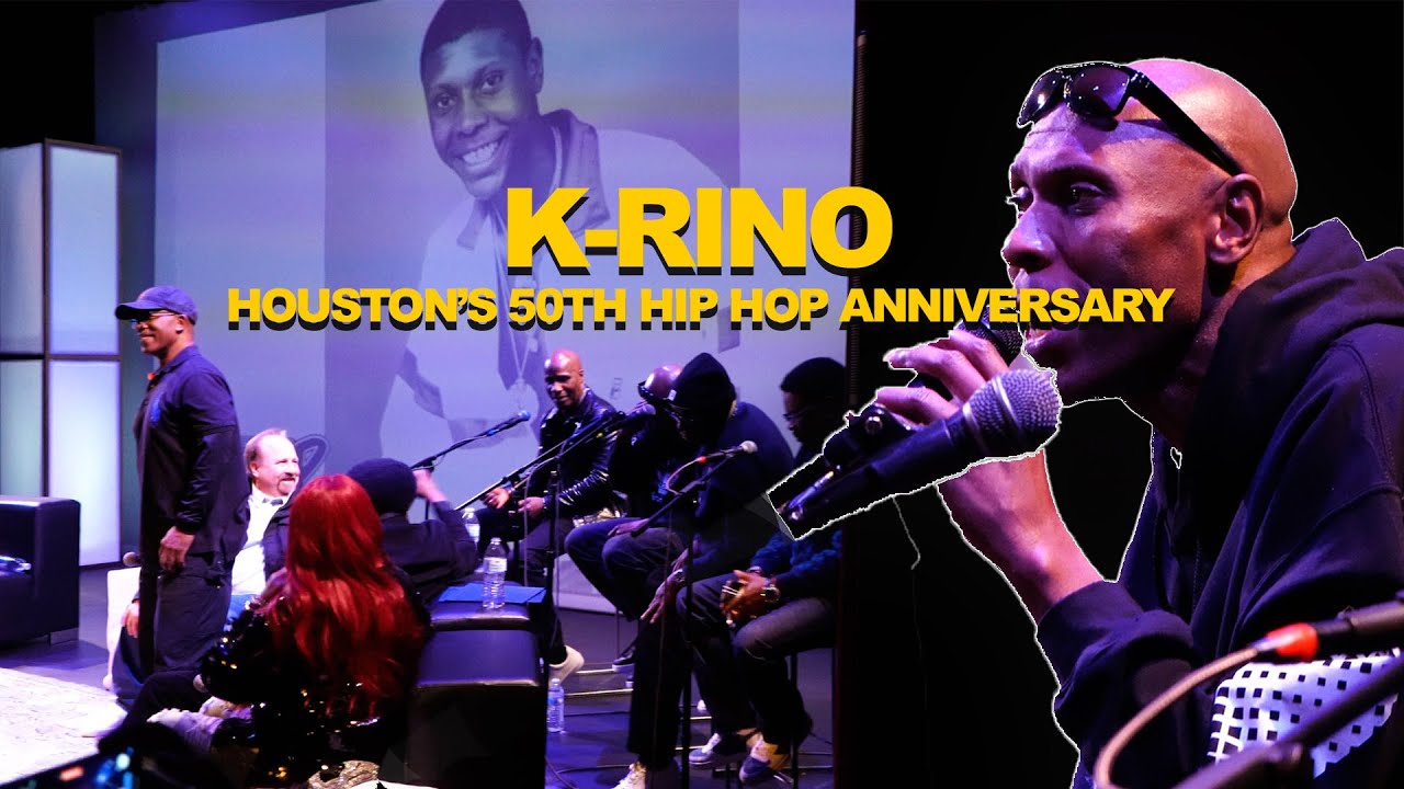 K-Rino at Houston's 50th Hip Hop Anniversary . 