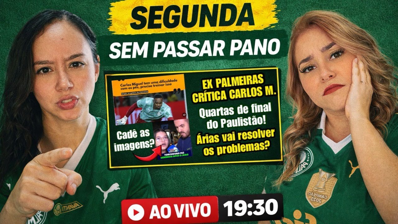 #AOVIVO| SEGUNDA SEM PASSAR PANO #4 |QUARTAS DE FINAL DO PAULISTÃO|ÁRIAS VAI RESOLVER OS PROBLEMAS?