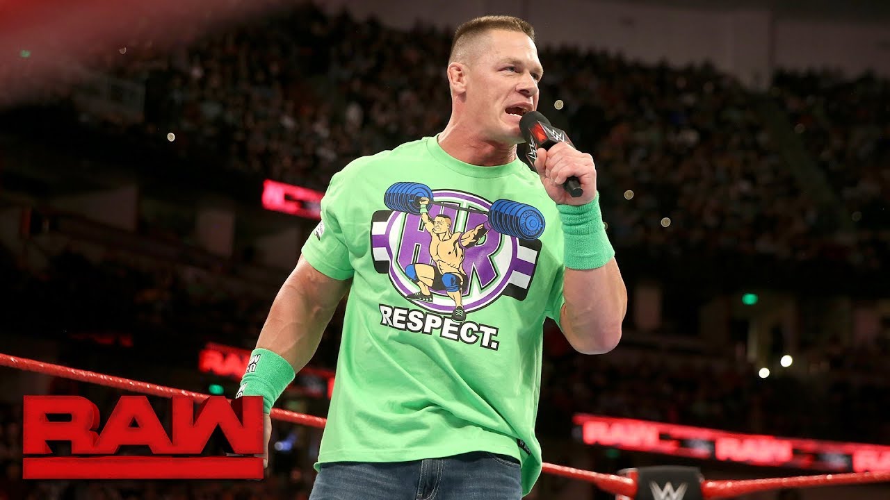 Джон Сина рассказывает о матче мечты против Гробовщика на WrestleMania: Raw, 26 февраля 2018 г.