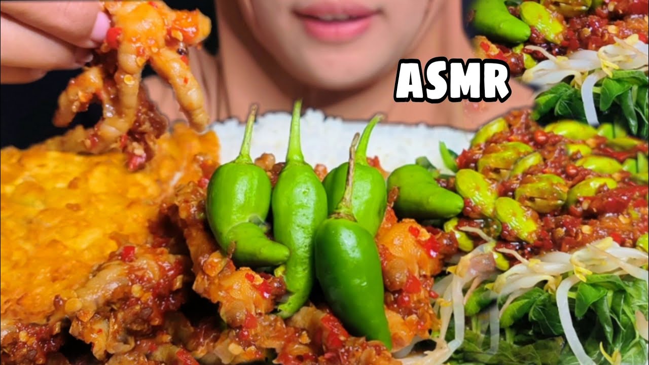 NIKMAT ‼️ ASMR CEKER MERCON TANPA TULANG 🔥|| SPICY CHIKEN FEET 