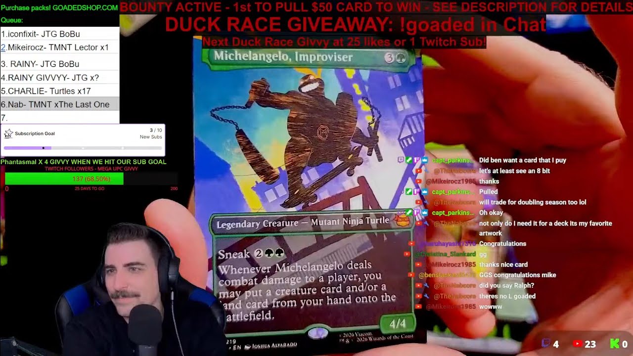 🔴LIVE🔴 RIP & SHIP - CLICK FOR FREE PACKS - TURTLES IN STOCK!!! - BOUNTY ACTIVE -GOADED COINS (GAMBA)