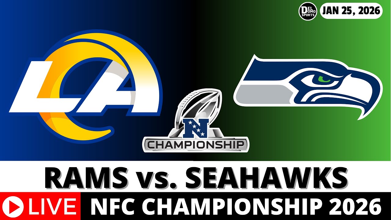 LOS ANGELES RAMS VS SEATTLE SEAHAWKS - NFL Game Score JAN 25, 2026 - NFC Championship Game
