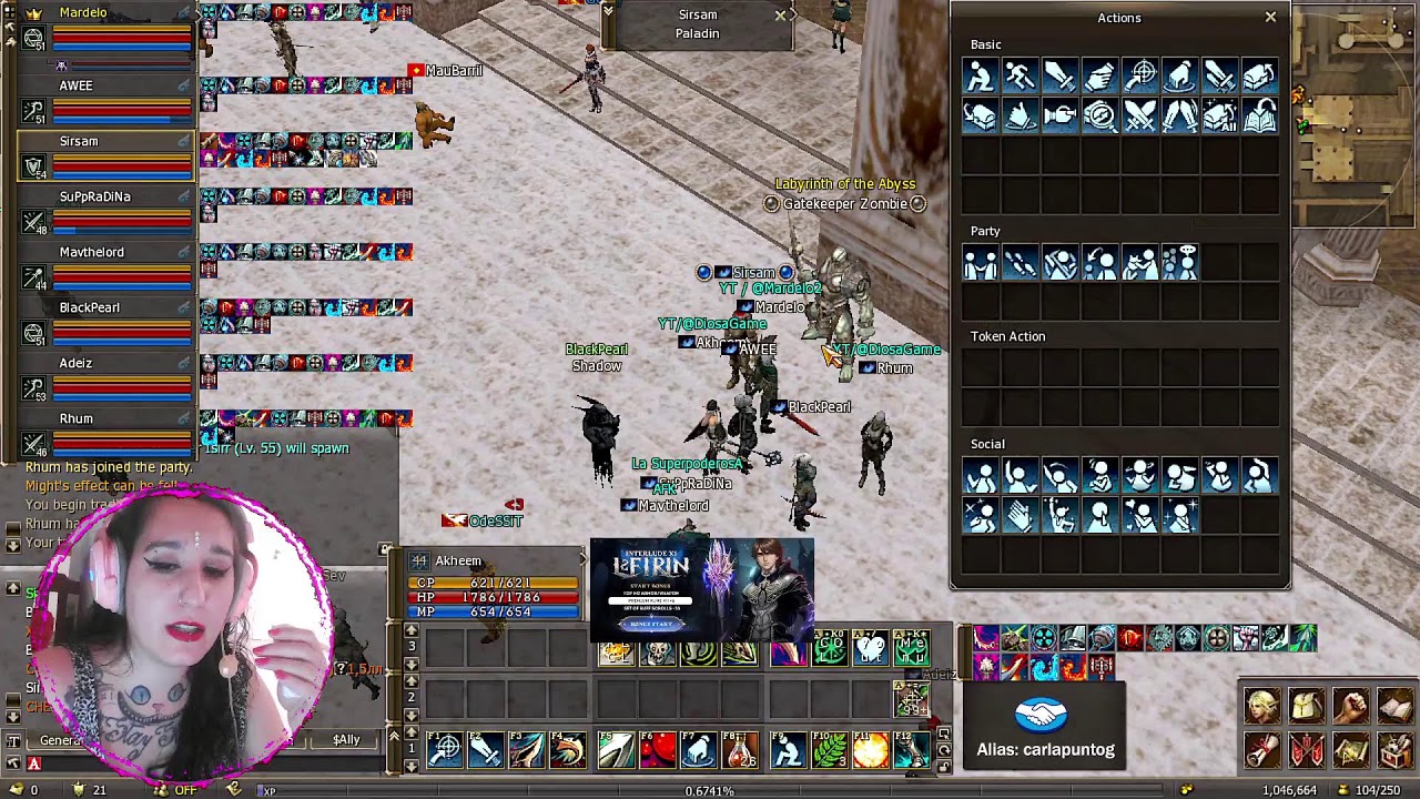 LINEAGE 2 - L2 EIRIN X1 - LEVEANDO Y CHARLANDO - DÍA #27