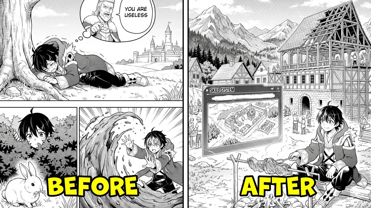 REINCARNATED NOBLE HID HIS MAGIC, WAS EXILED — USES CHEAT TO BUILD A KINGDOM | MANGA RECAP
