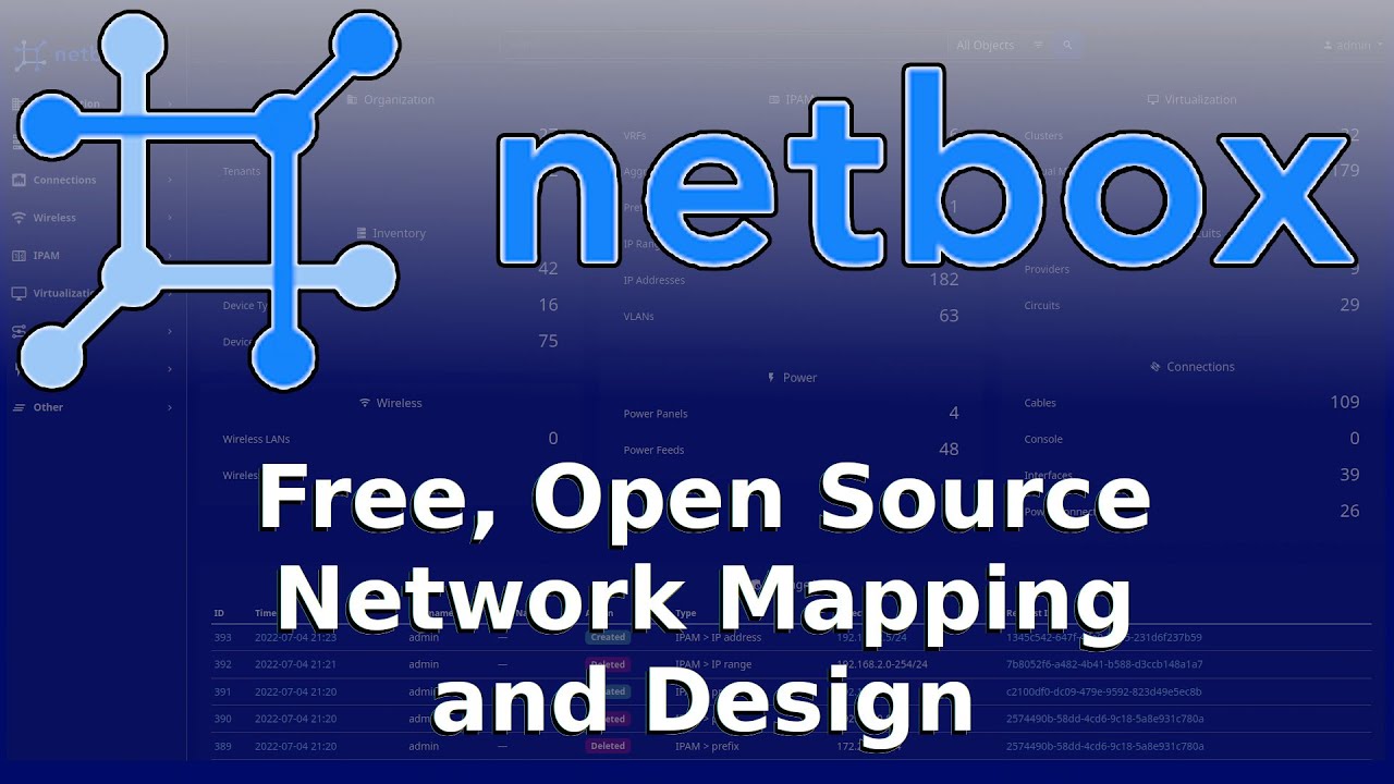 NetBox - Open Source Network Design and Mapping Software from homelab to network engineers.