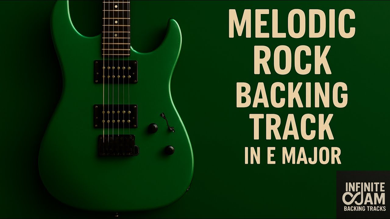 Melodic Rock Backing Track In E Major