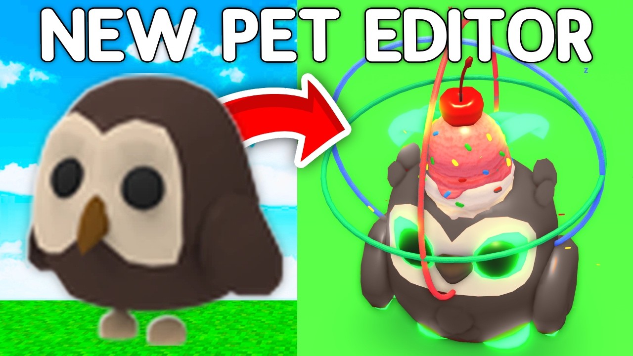 How To Use Adopt Me New Pet Editor! Customise Your Pet Update