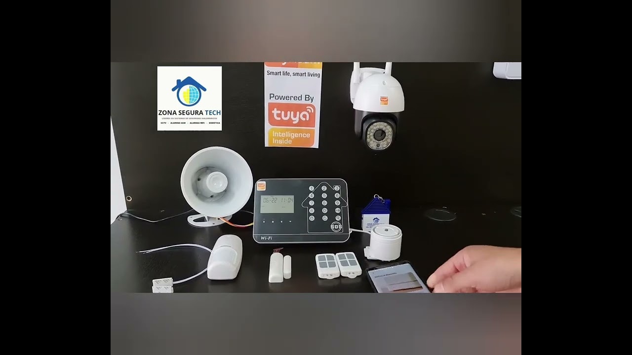 Parte 2 Configuraci&oacute;n a la App plataforma Tuya Smart Alarma Smart WPG244-TY