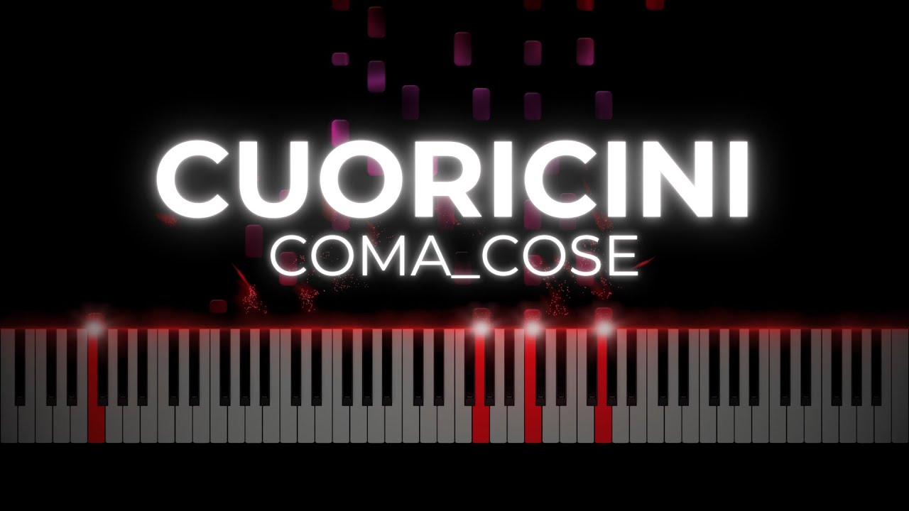Cuoricini - Coma_Cose (Sanremo 2025) // PIANO COVER