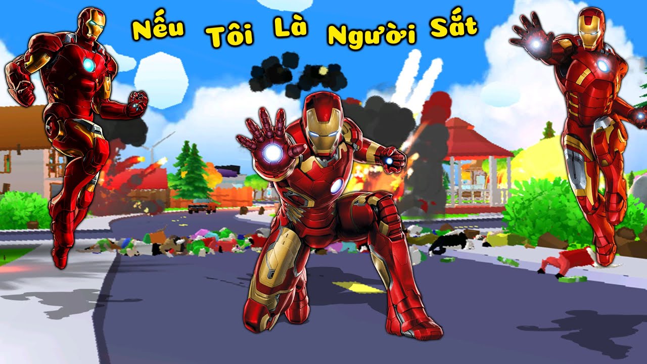 THÀNH PHỐ BẤT ỔN TẬP 8 NẾU TÔI TRỞ THÀNH NGƯỜI SẮT BẢO VỆ Dude Theft Wars