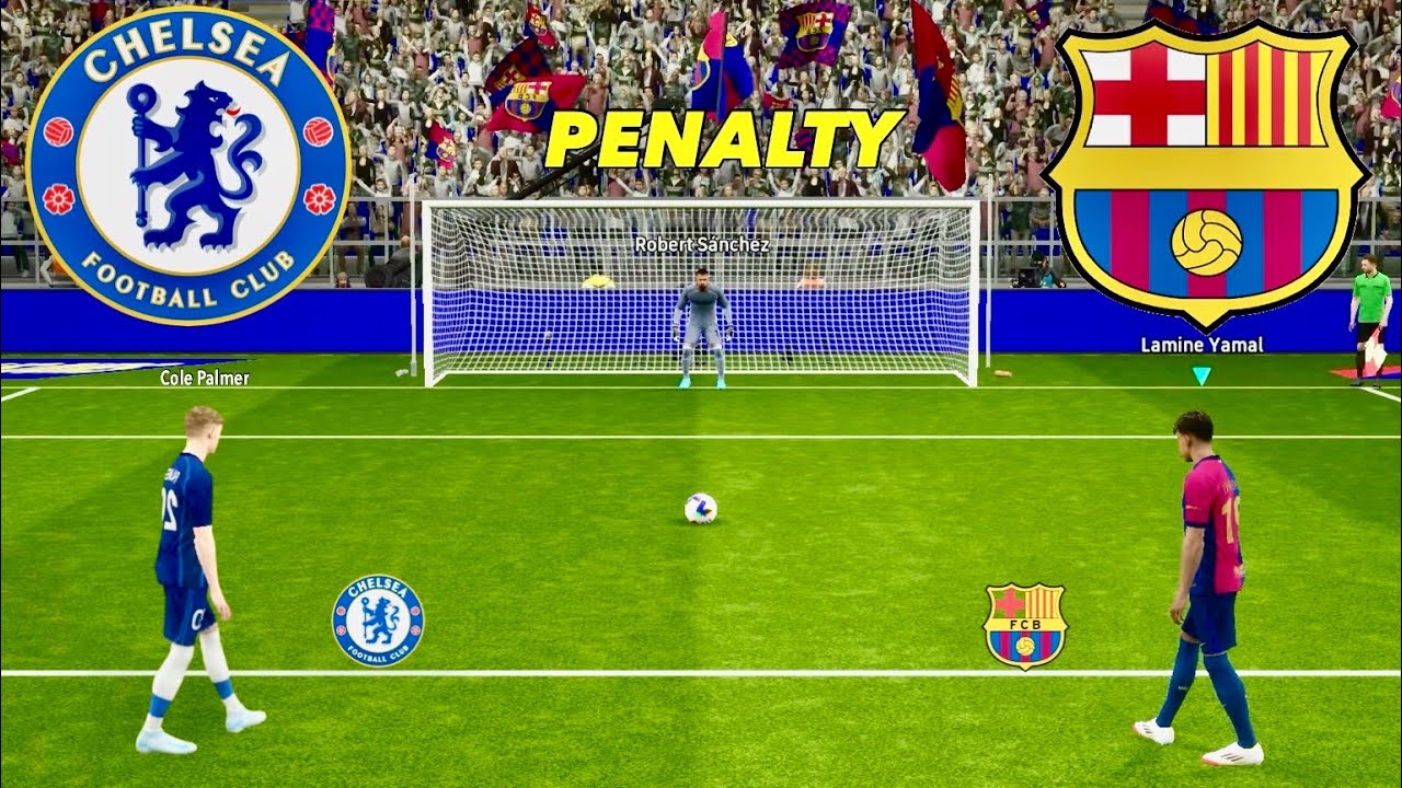 FC Barcelona vs Chelsea Penalty Shootout | FCB vs CHE Match | eFootball
