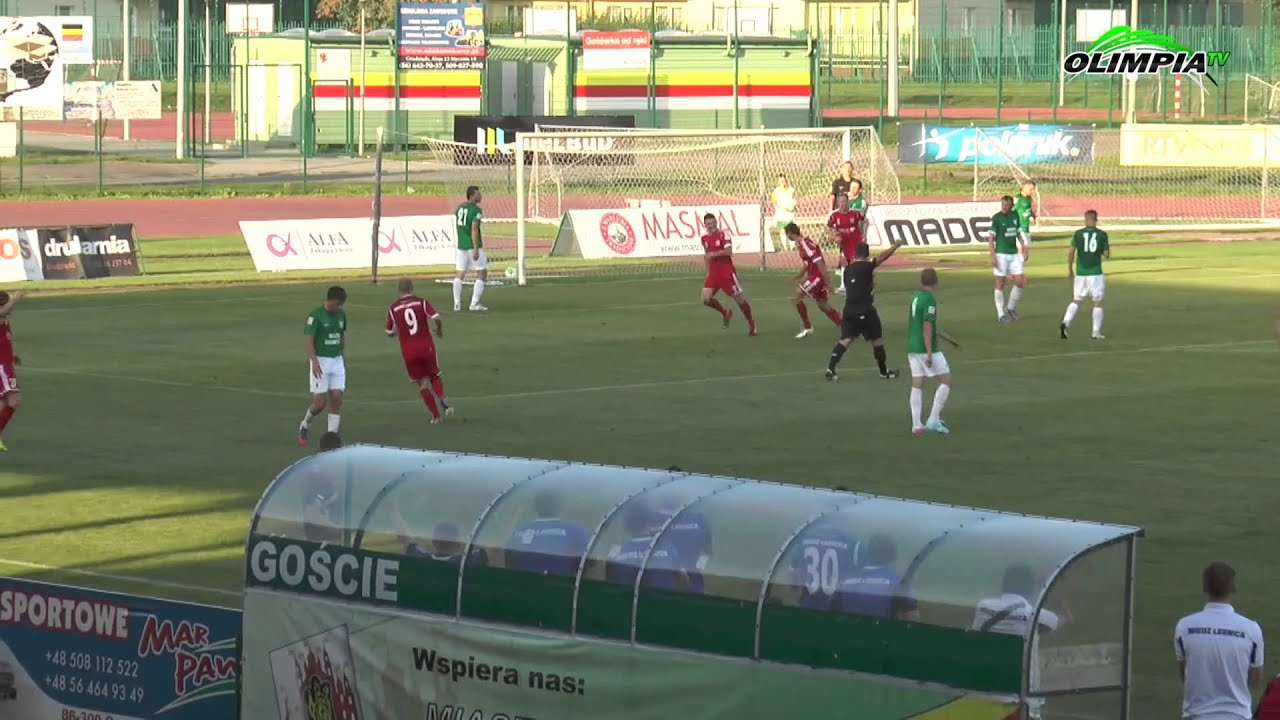 1/16 PP: Olimpia Grudziądz - Miedź Legnica 0:3, skrót. 19.08.2013