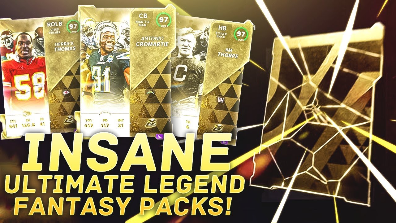 MY FIRST ULTIMATE LEGEND FANTASY PACK OPENING! MADDEN 21 ULTIMATE TEAM