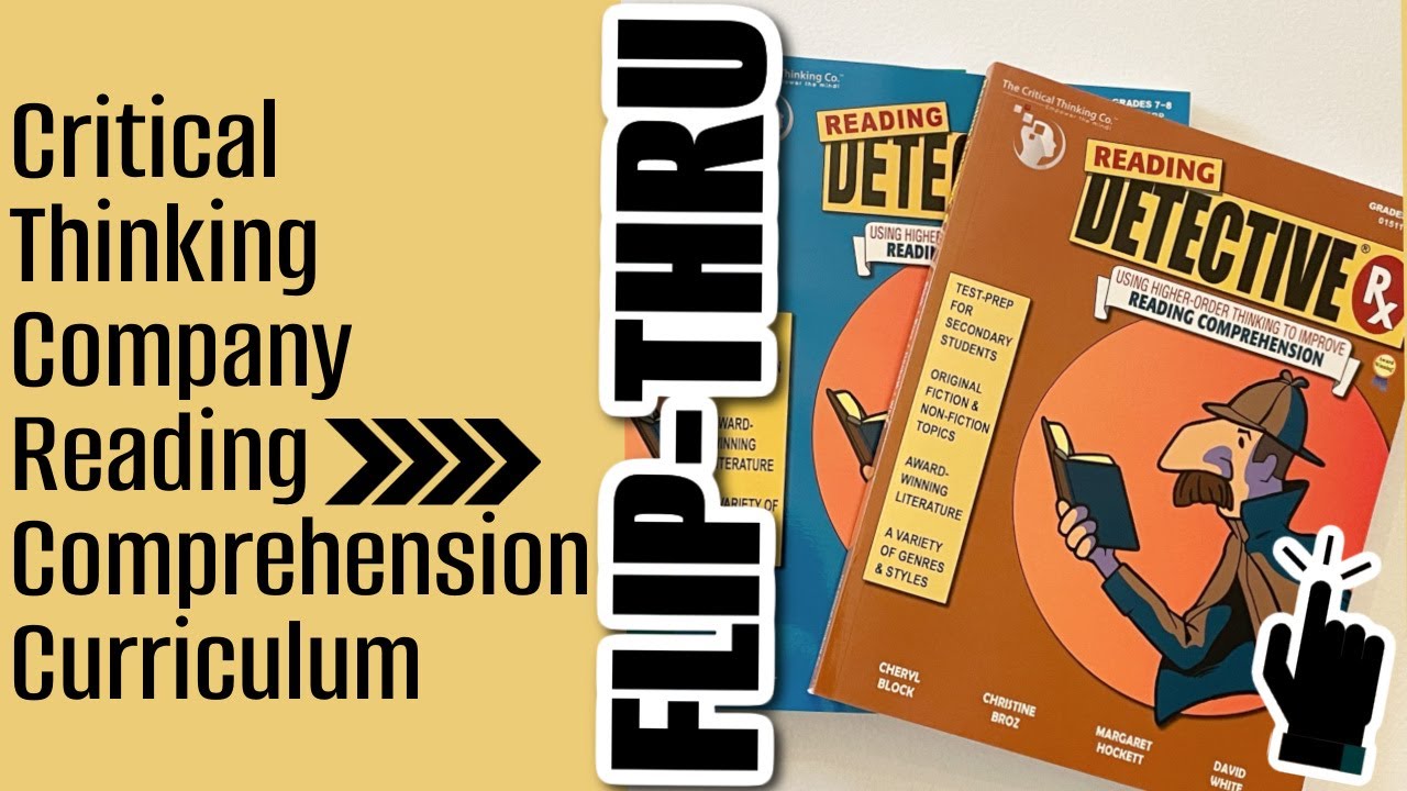 READING COMPREHENSION FLIP THRU | CRITICAL THINKING COMPANY READING DETECTIVE FLIP THROUGH