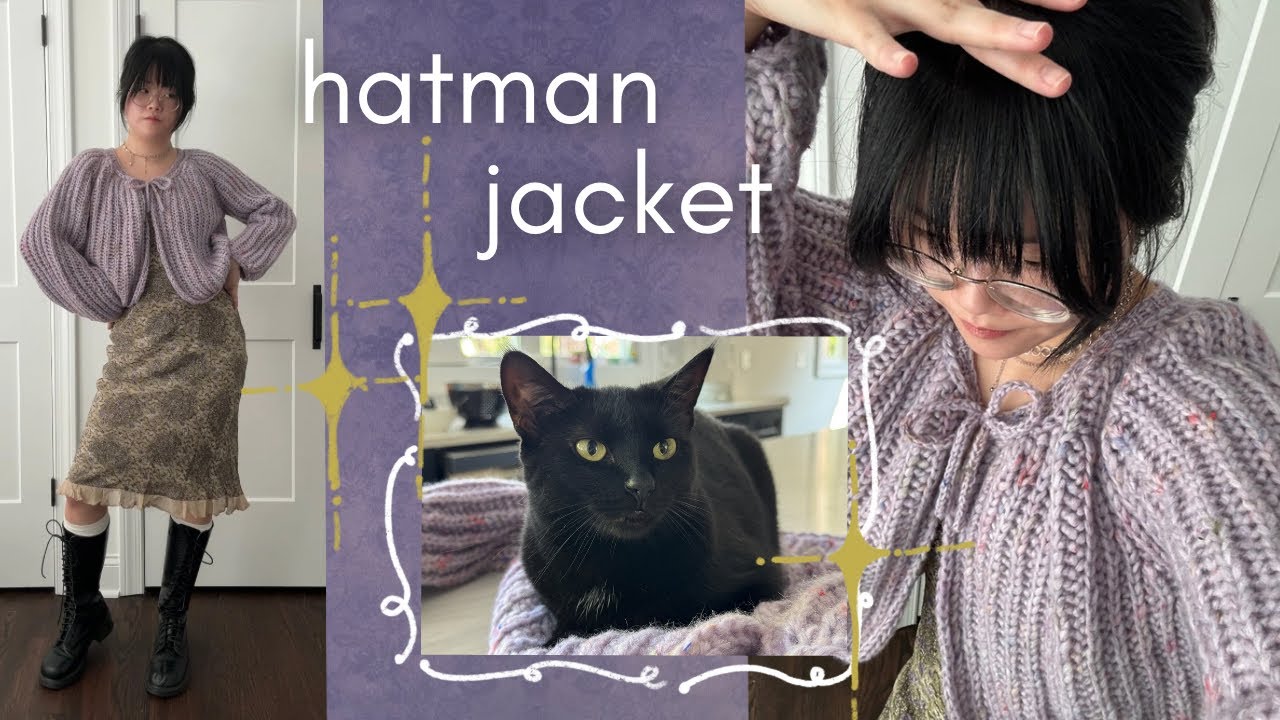 Вяжите крючком вместе со мной🪻Куртка-шляпник от @honsedesign
