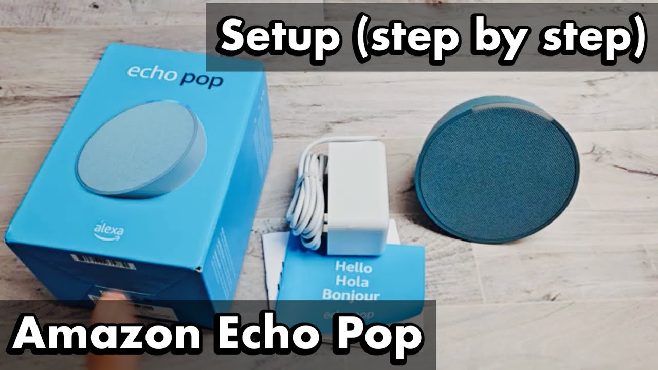 Как настроить Amazon Echo Pop (пошагово)