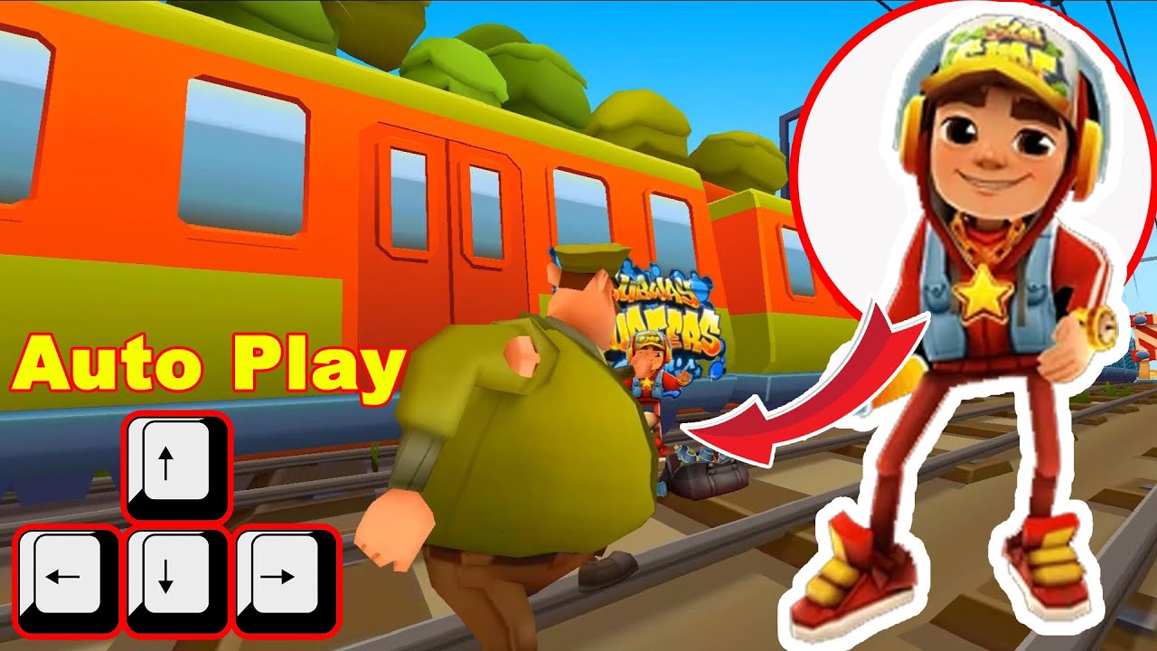 10 Hours Subway Surf | Auto Play Subway Surfers | Auto Play with Key Presser Script Subway Surfers