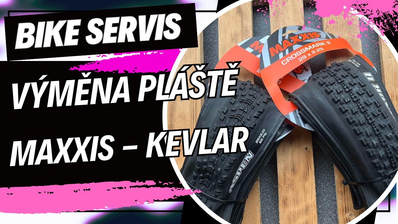 Výměna starého bajkového pláště za nový Maxxis ikon - Bike servis manuál