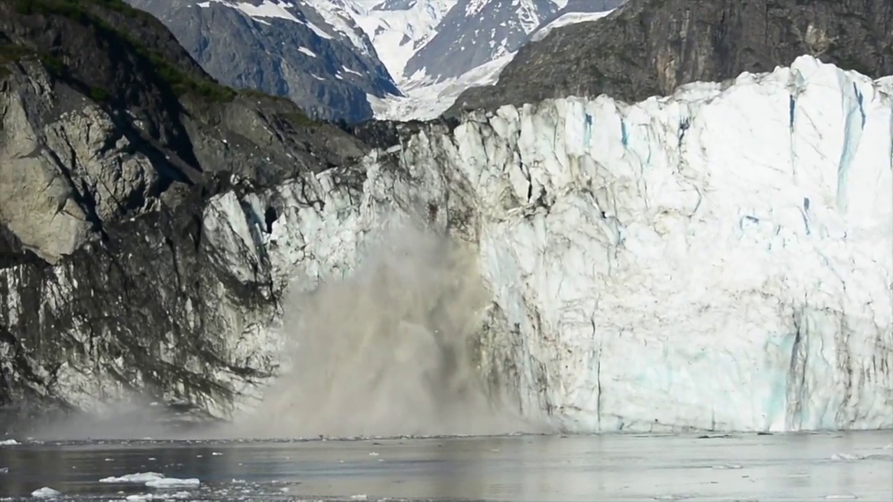 Margerie Glacier Calving and Shooter