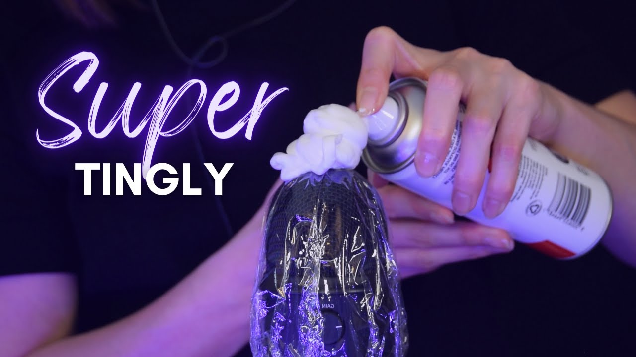 ASMR | Shaving Foam For Intense Tingles 💜 (no talking)