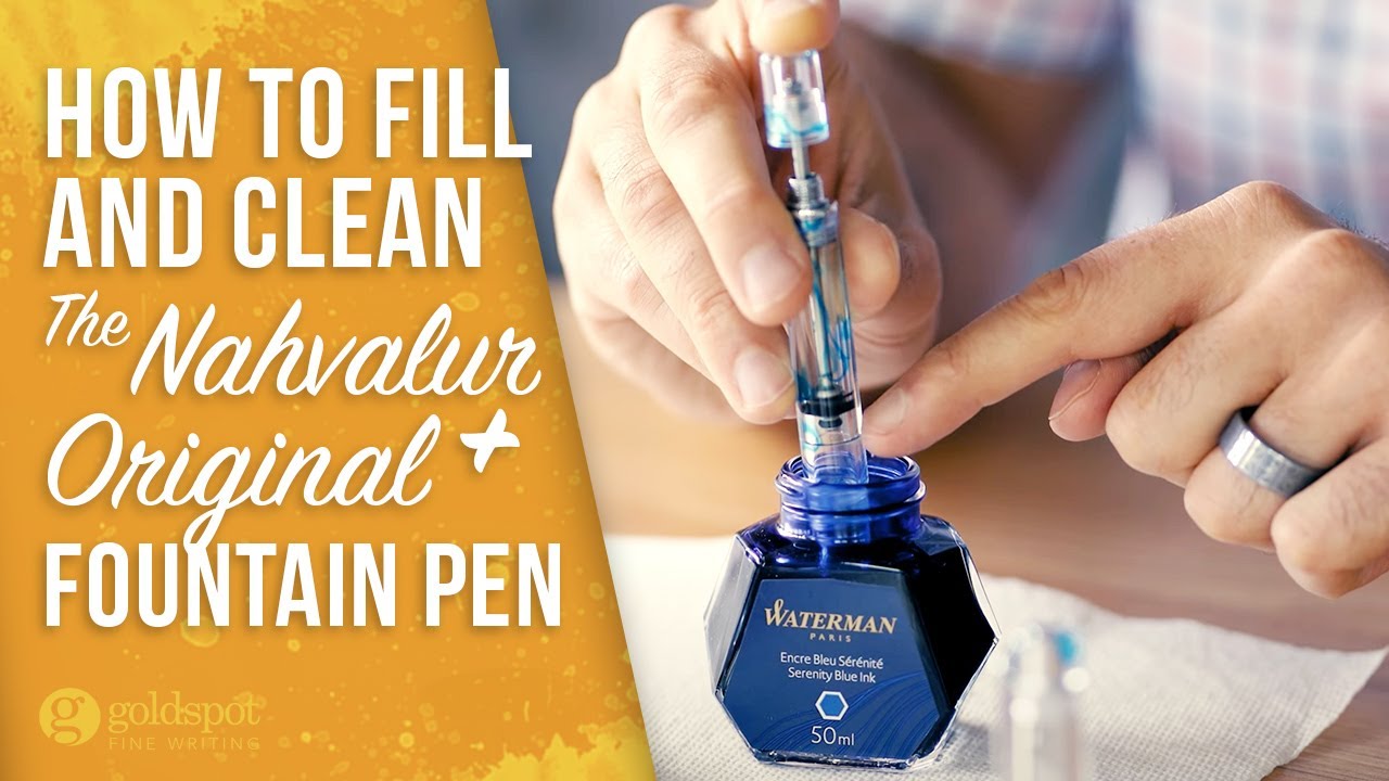 How to fill and clean a Nahvalur (Narwhal) Original Plus Fountain Pen - Quick Tips Ep. 30