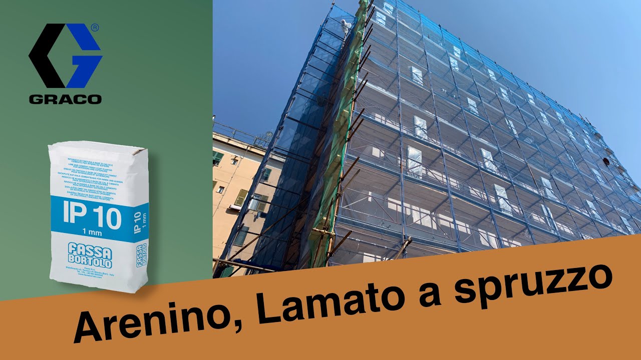 Arenino | Lamato | Finitura | Rifinitura | A Spruzzo | Airless | Graco | Fassa Bortolo