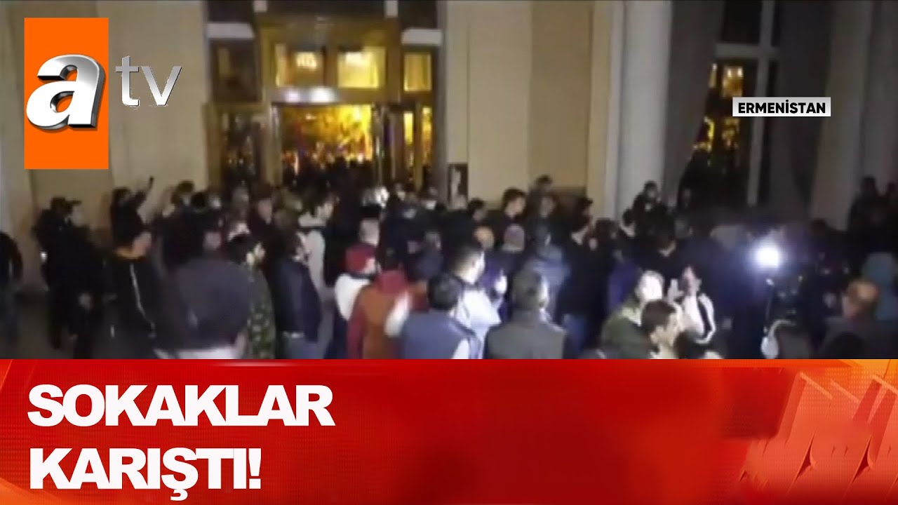 Paşinyan savaşı kaybetti! Eylemciler meclisi bastı! - Atv Haber 10 Kasım 2020