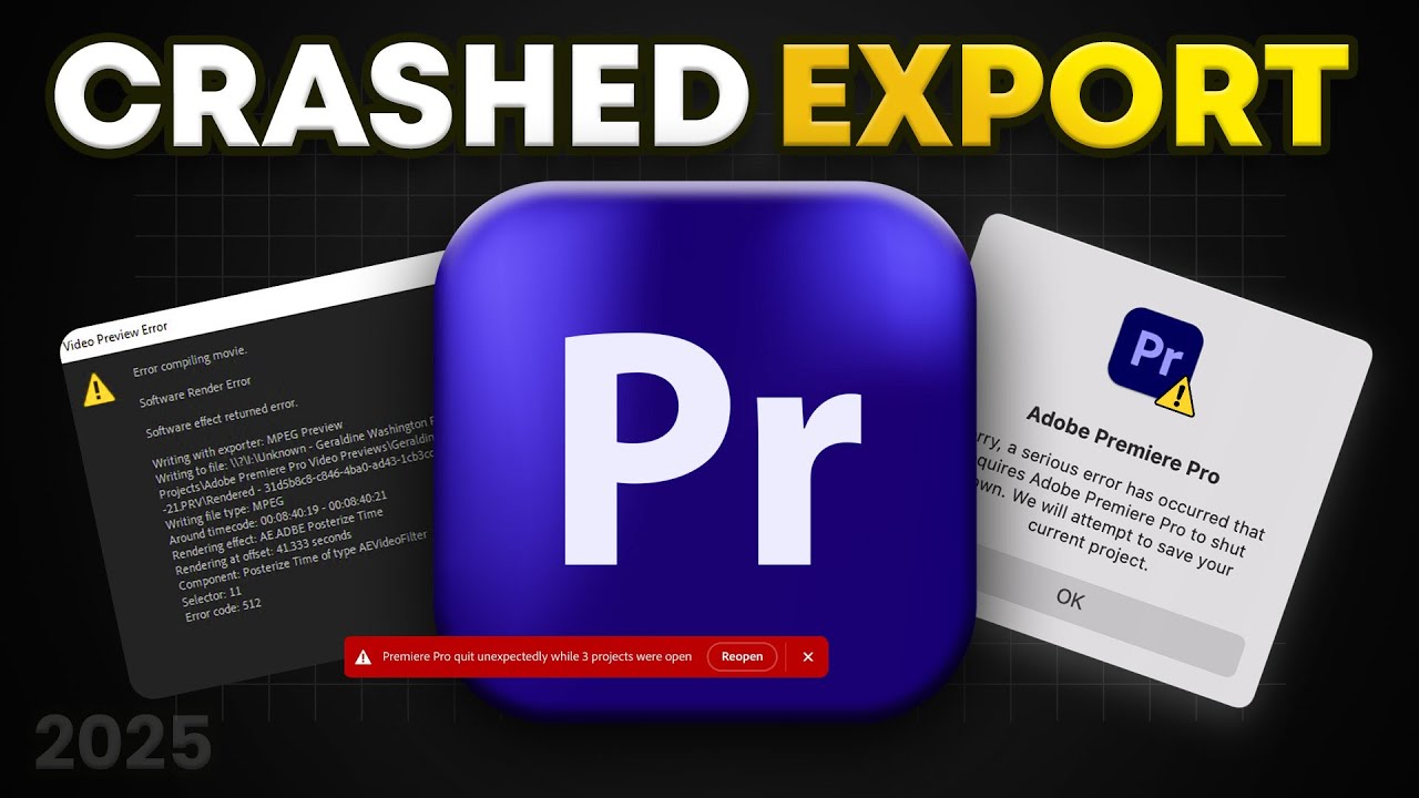 Почему Adobe Premiere Pro постоянно вылетает (как это исправить) 2025