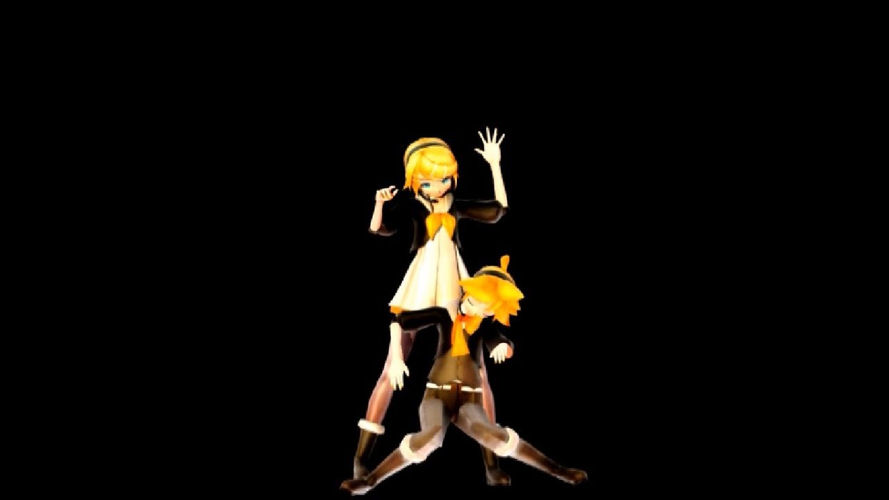 (New motion!) 「Trick and treat」 Rin & Len Kagamine  MMD LIVE