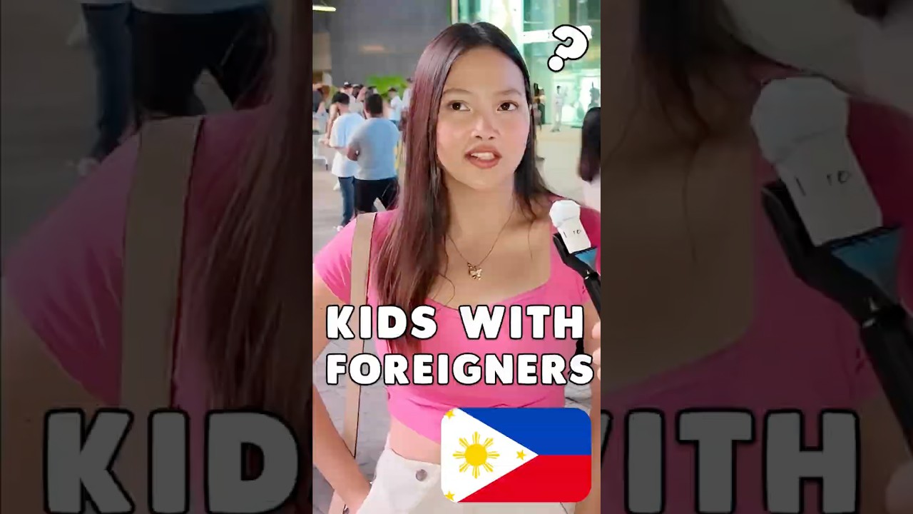 Kids with foreigners #interview #philippines #dating #filipinas
