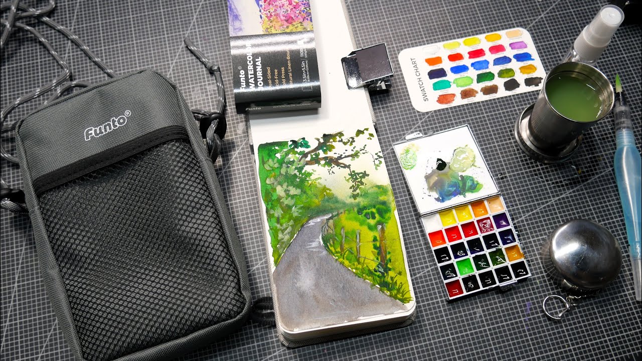 Funto Watercolor Travel Kit First Impressions & Try Out