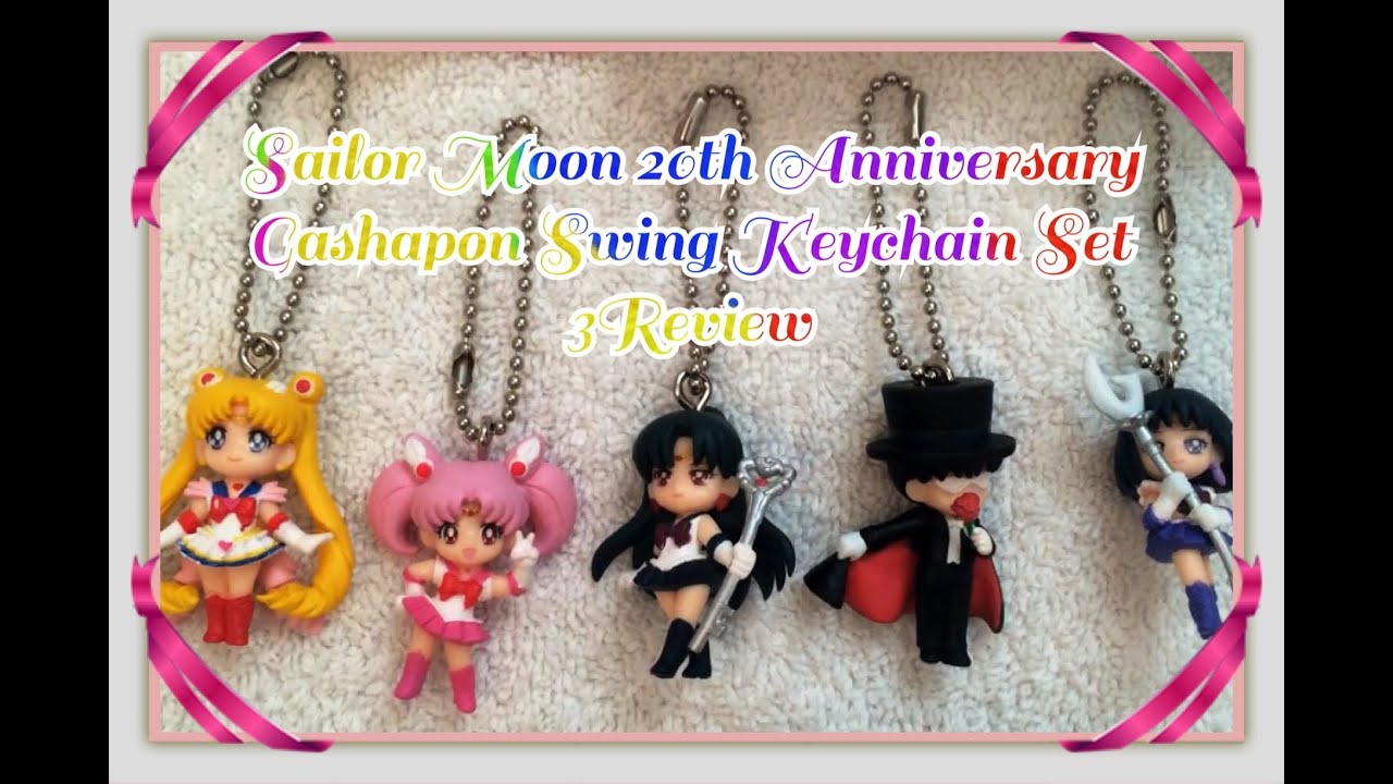 Sailor Moon Gashapon Swing Keychain Set 3 Review セーラームーン