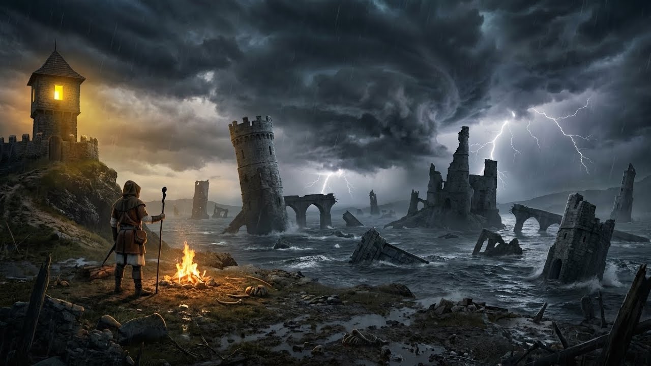 Silent Keep Refuge | Dark Fantasy Medieval Sleep Ambience